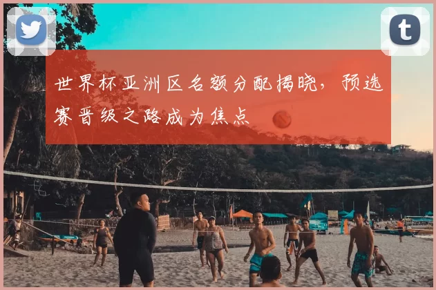 世界杯亚洲区名额分配揭晓,预选赛晋级之路成为焦点