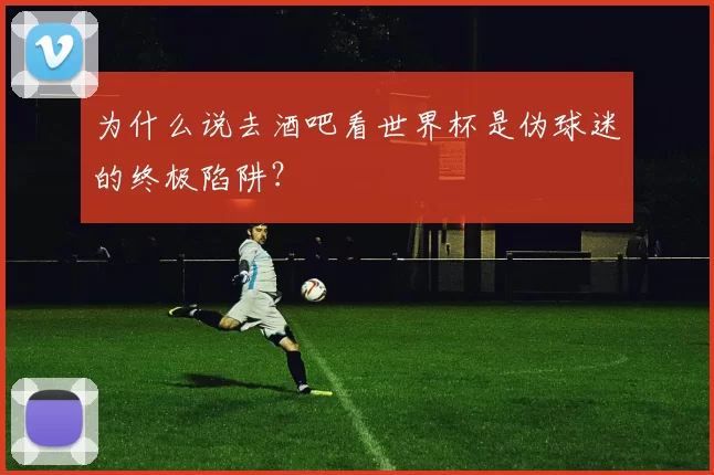 为什么说去酒吧看世界杯是伪球迷的终极陷阱？