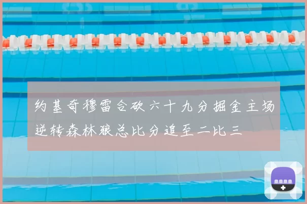 约基奇穆雷合砍六十九分掘金主场逆转森林狼总比分追至二比三